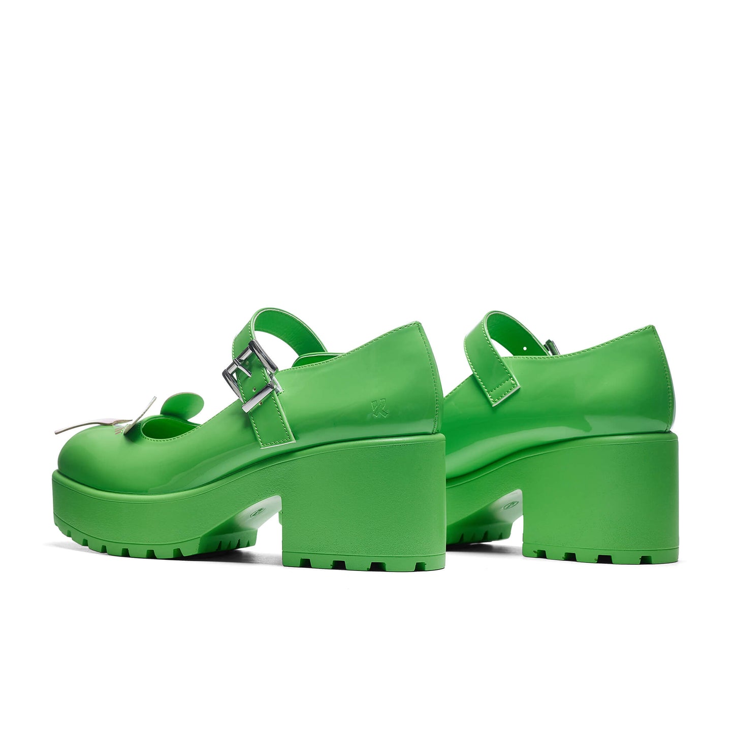 Tira Mary Jane Shoes ‘Cheeky Frog Edition’ - Mary Janes - KOI Footwear - Green - Back View