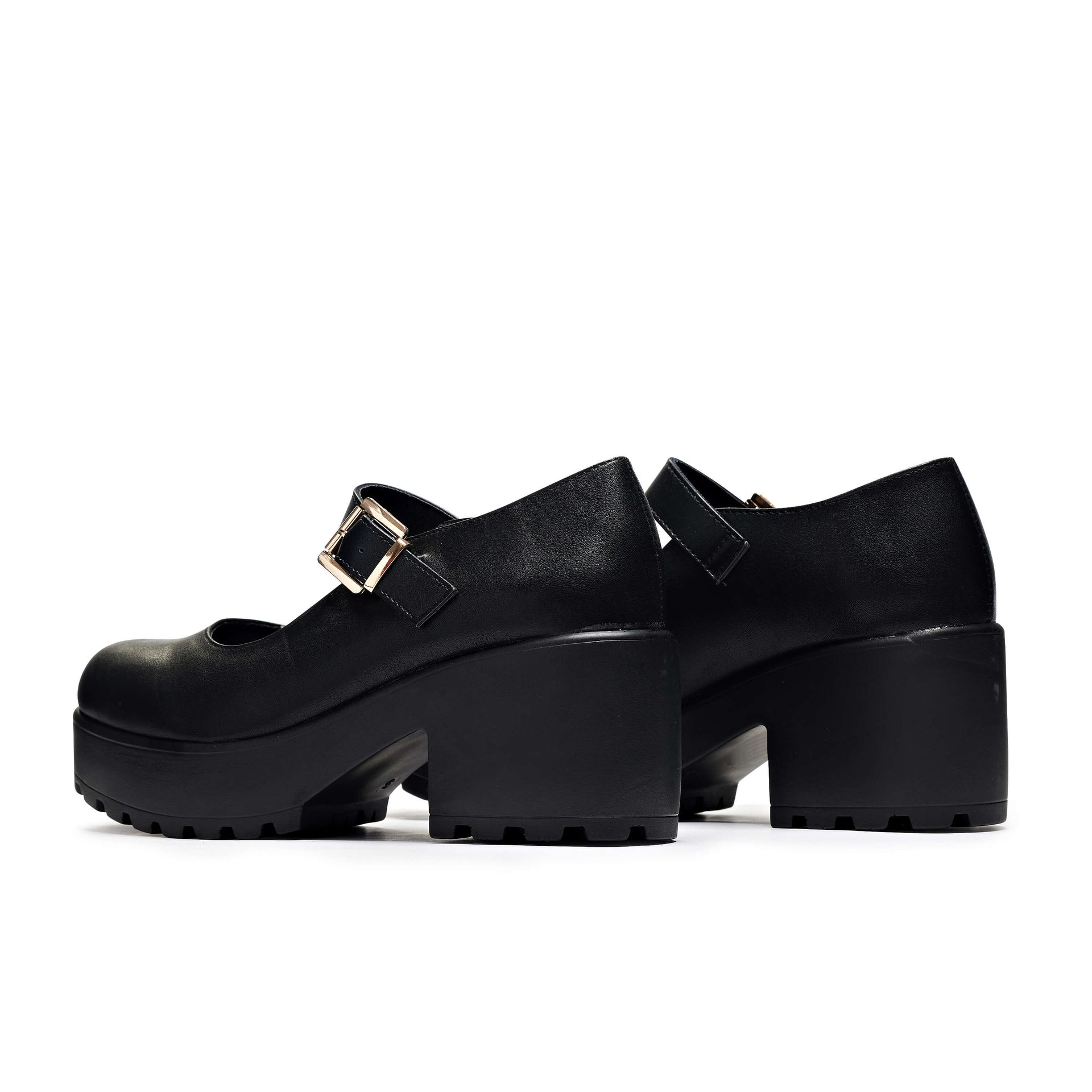 Chunky Sole Mary Jane in Ecru