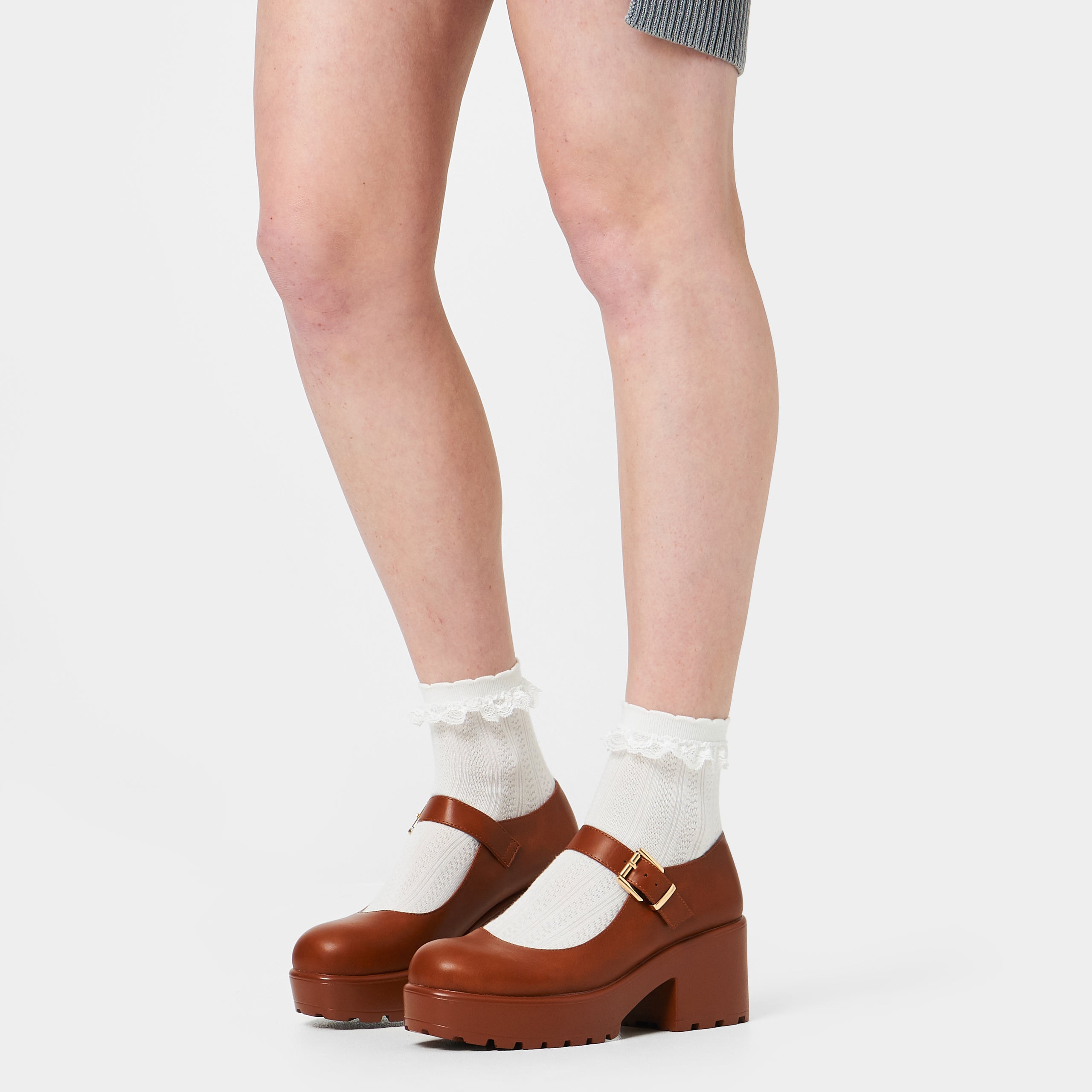 Tira Mary Janes 'Acorn Brown Edition' â KOI footwear