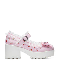 Tira Platform Mary Janes Shoes 'Pink Cherry Bakewell Edition' - Mary Janes - KOI Footwear - Pink - Main View