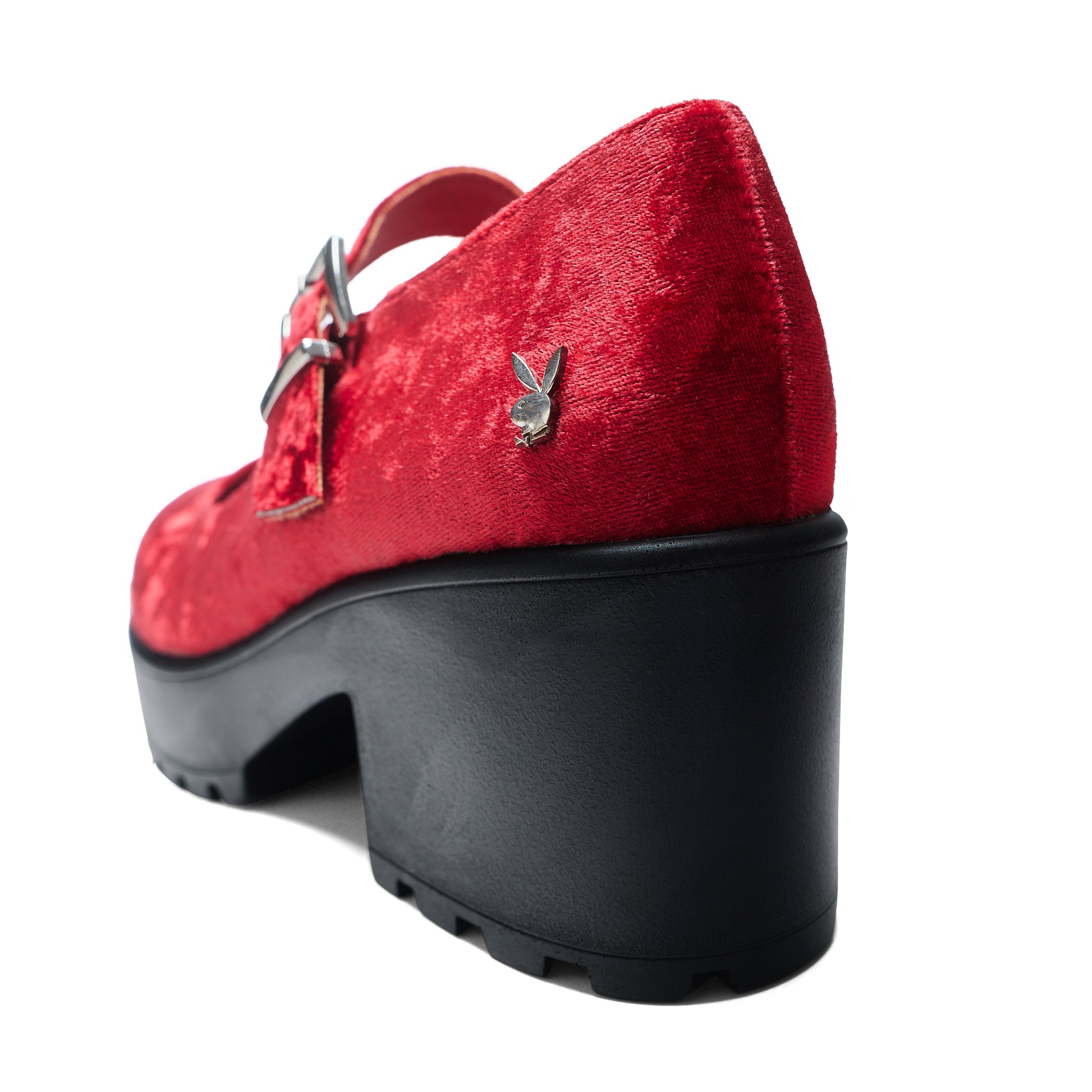 Tira Playboy Mary Janes 'Fiery Vigilante Edition' - Mary Janes - KOI Footwear - Red - Back Detail