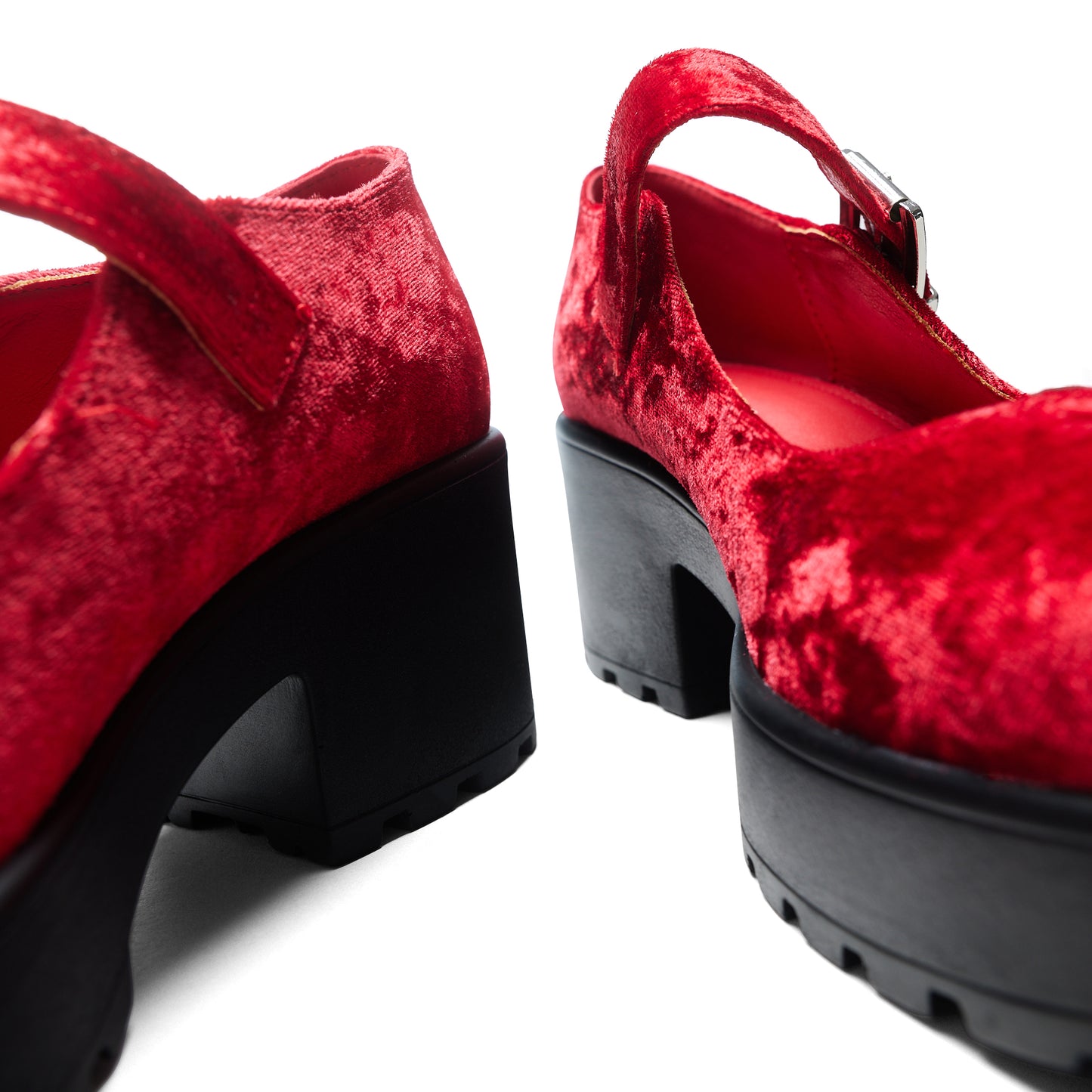 Tira Playboy Mary Janes 'Fiery Vigilante Edition' - Mary Janes - KOI Footwear - Red - Front Detail