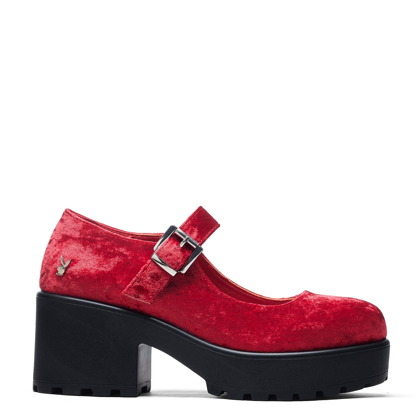 Tira Playboy Mary Janes 'Fiery Vigilante Edition' - Mary Janes - KOI Footwear - Red - Side View
