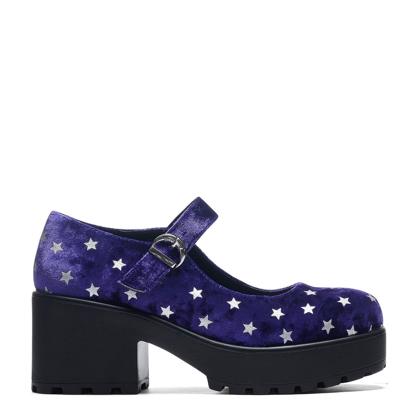 Tira Spellbound Purple Mary Janes 'Celestial Dusk Edition' - Mary Janes - KOI Footwear - Purple - Side View