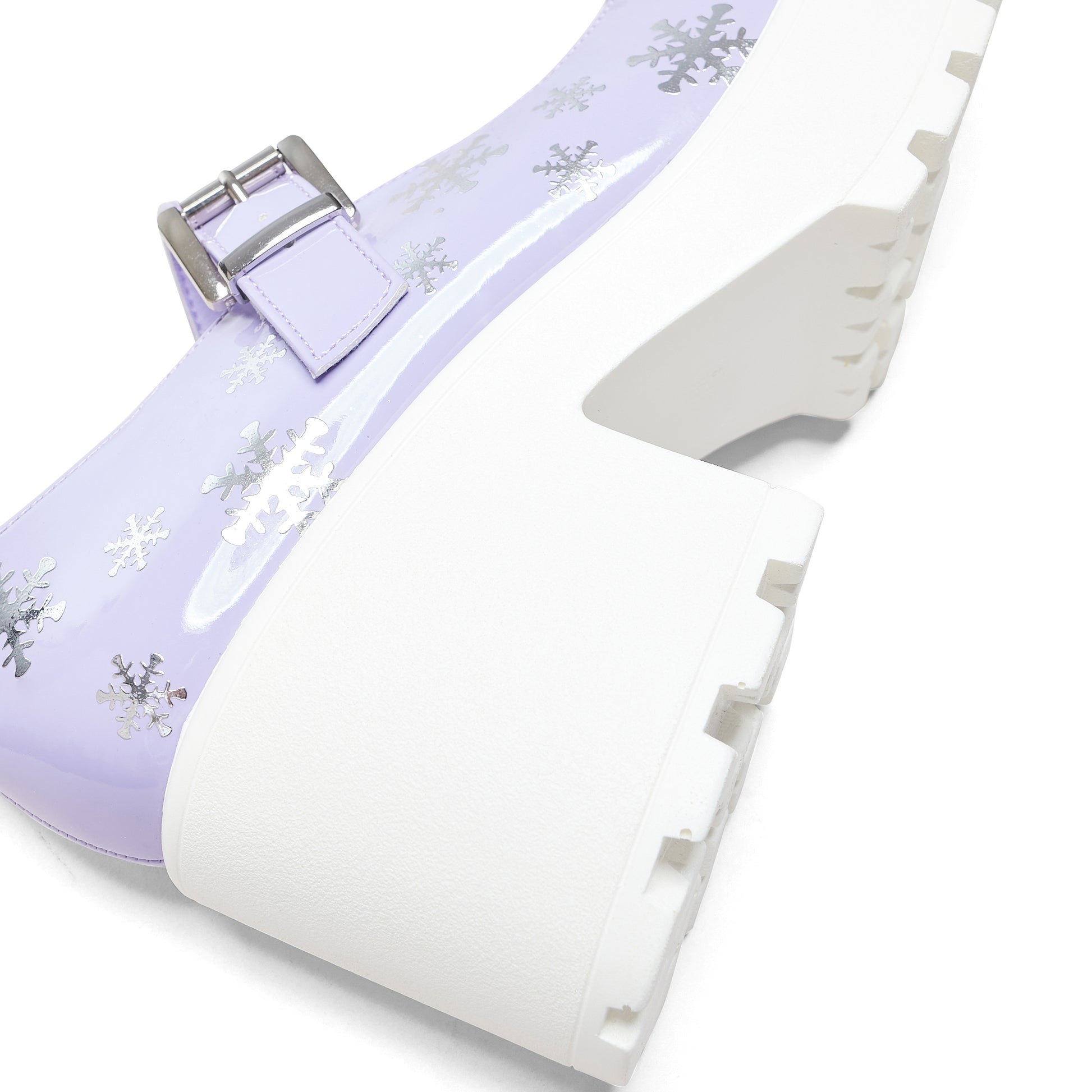 Tira Purple Mary Janes ' Frosty Kisses Edition' - Mary Janes - KOI Footwear - Purple - Top View