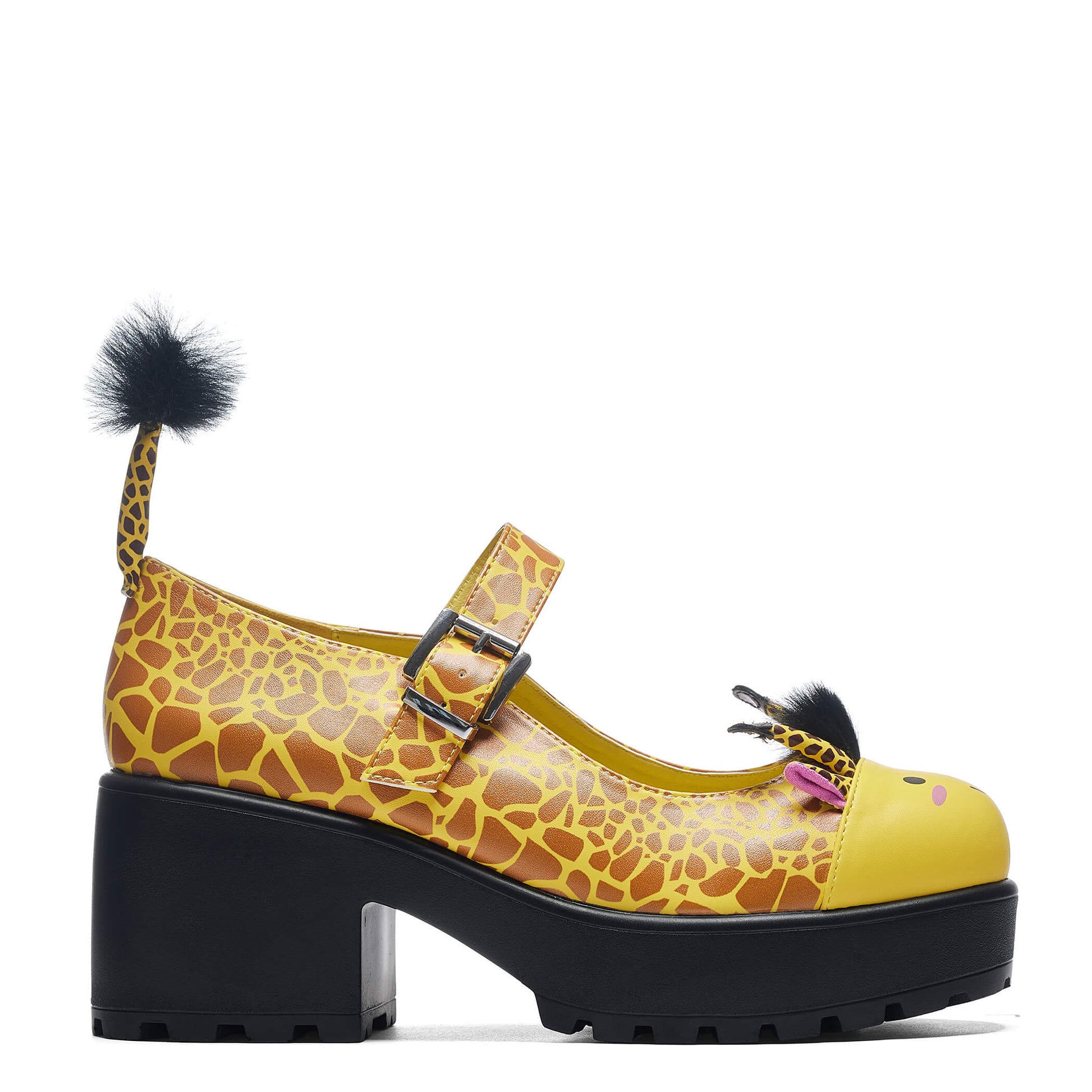 Tira Mary Janes 'Grazing Giraffe Edition' - Mary Janes - KOI Footwear - Yellow - Side View