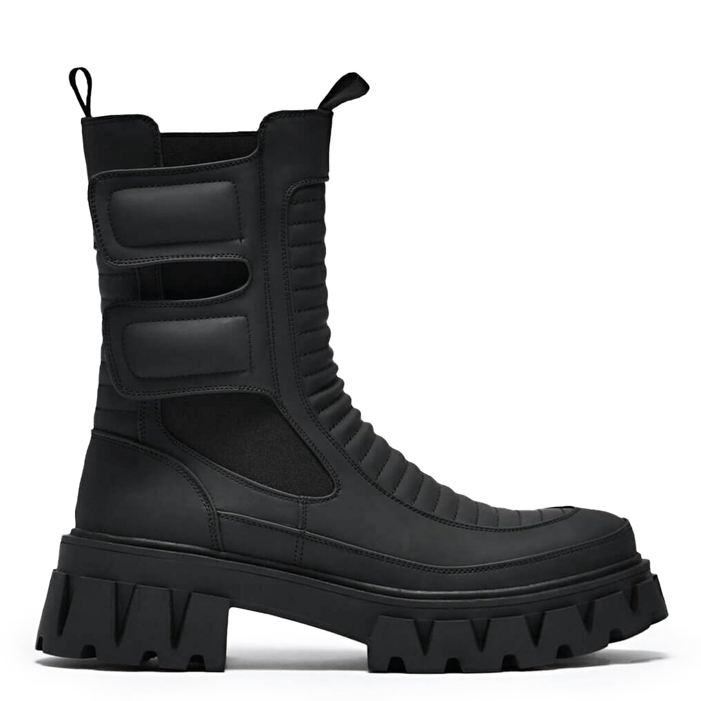 Vader Men's Padded Croft Boots - Ankle Boots - KOI Footwear - Black - Main View