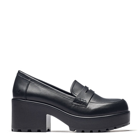 Vigo Classic Chunky Shoes - Shoes - KOI Footwear - Black - Main View