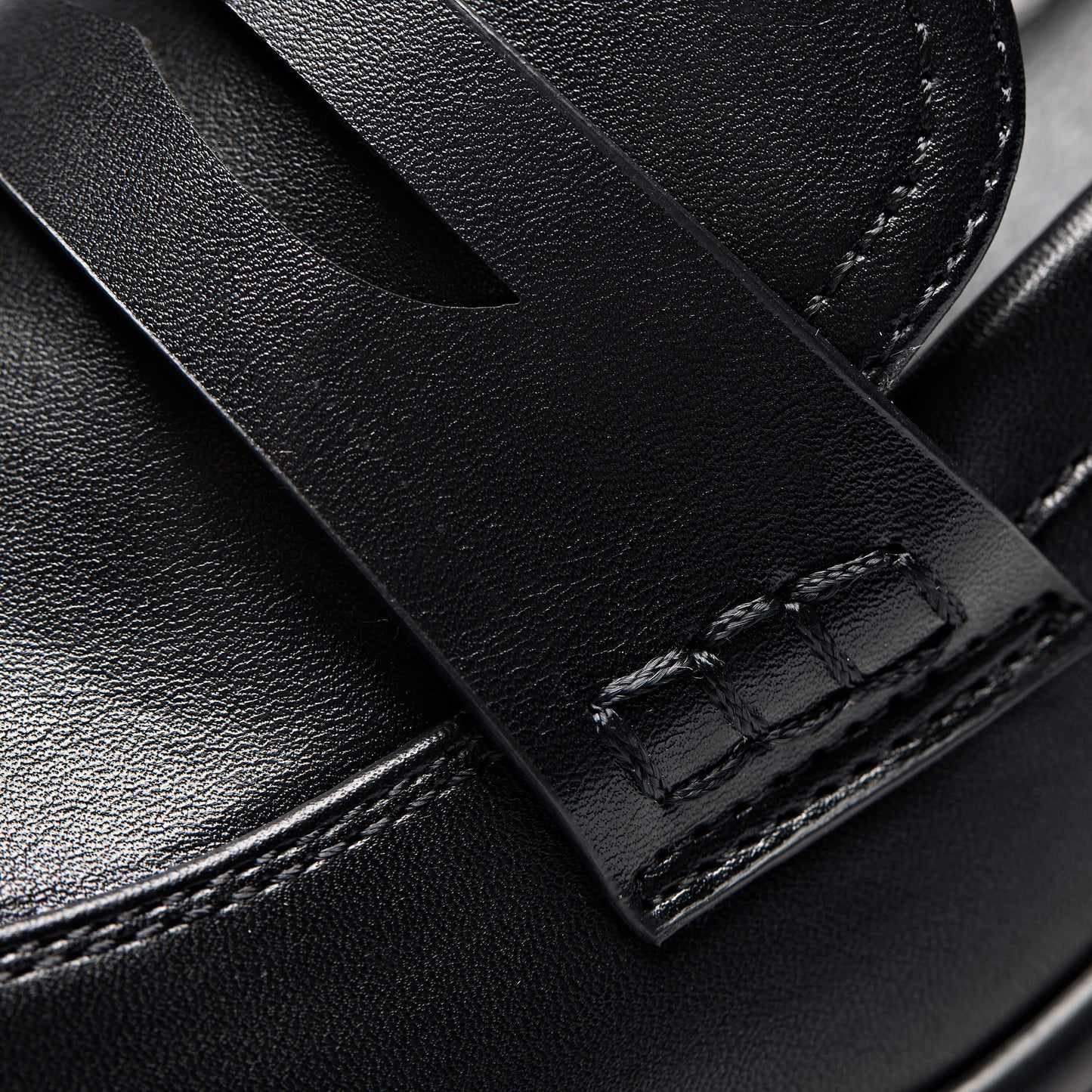 Vigo Classic Chunky Shoes - Shoes - KOI Footwear - Black - Material Detail