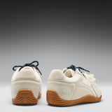 Wanderlust Flat Pearl Trainers - Ivory