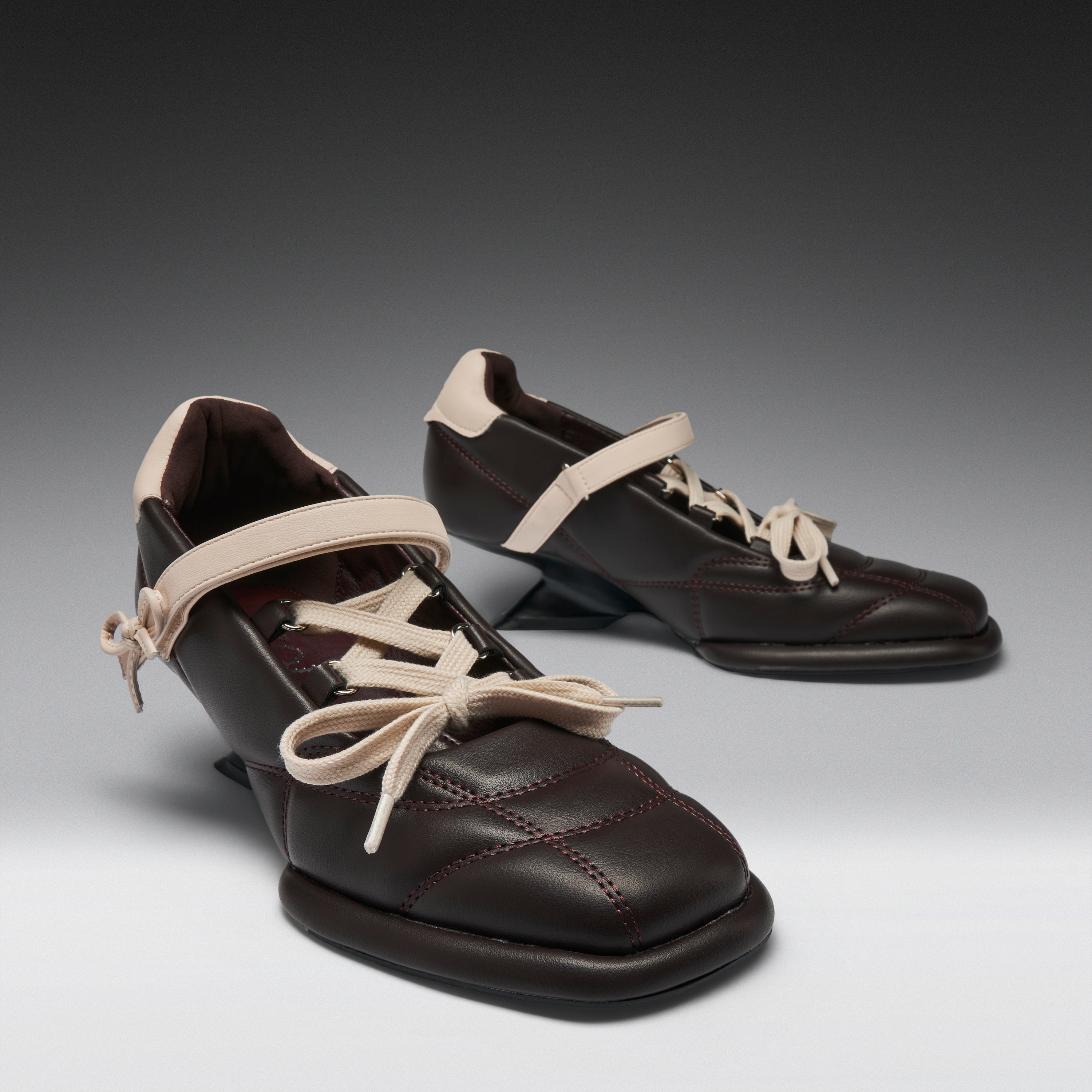 Brown Mary Jane Shoes, heels and platforms - Buy here at KOI footwear Brown Mary Jane Shoes, heels and platforms - Buy here at KOI footwear