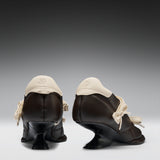 Adria Padded Kitten Heel Mary Janes-Brown