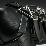Avalon Strappy Heeled Shoes- Ebony