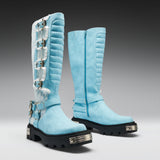 Jazmin Bean x KOI Blue Inside Whimsical Long Boots