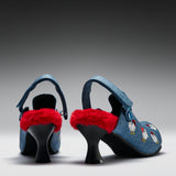 Cluck Cluck Chicken Mules- Denim