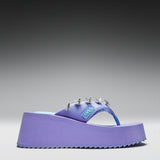 Daydreamer Flatform Thong Sandals-Lilac