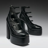 Gurren Strappy Platform Heels
