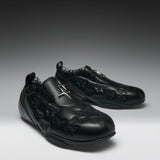 Heartbreaker Sporty Slip On Shoes- Black