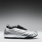 Heartbreaker Sporty Slip On Shoes- Silver