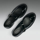 Kishi Tale Black Patent Flat Mary Jane Shoes