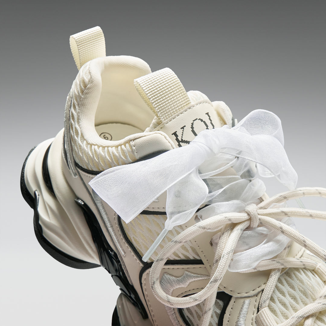 Labyrinth Mega Chunky Trainers - White – KOI footwear