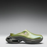 Lime Waves Chunky Slip On Shoes