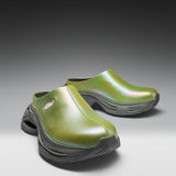 Lime Waves Chunky Slip On Shoes