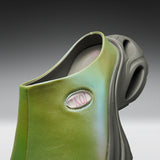 Lime Waves Chunky Slip On Shoes