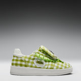 Magic Turtles Gingham Flat Shoes - Green