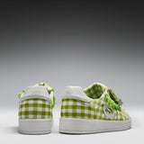 Magic Turtles Gingham Flat Shoes - Green
