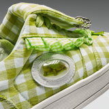 Magic Turtles Gingham Flat Shoes - Green