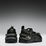 Metamorphosis Distressed Mary Janes- Charcoal