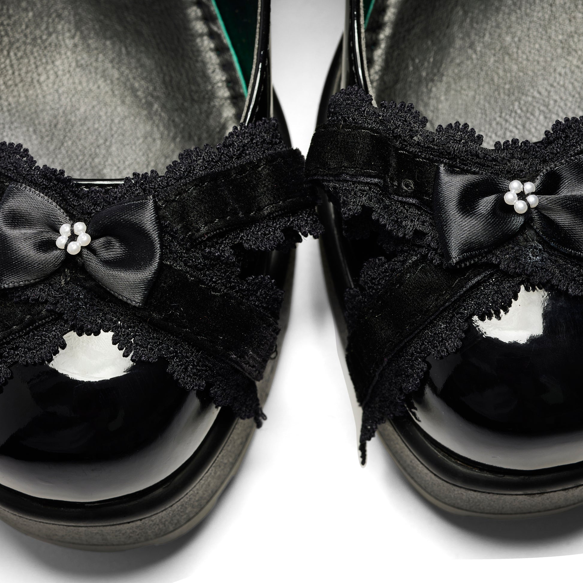 Tira May Jane Shoes 'Cute Gloom Edition' - Black - Koi Footwear - Top View