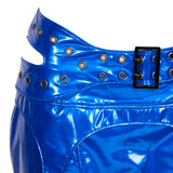Nimbus Harness Strap Mini Skirt - Blue