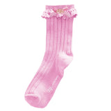 Polly Pocket Ruffle Socks- Pink