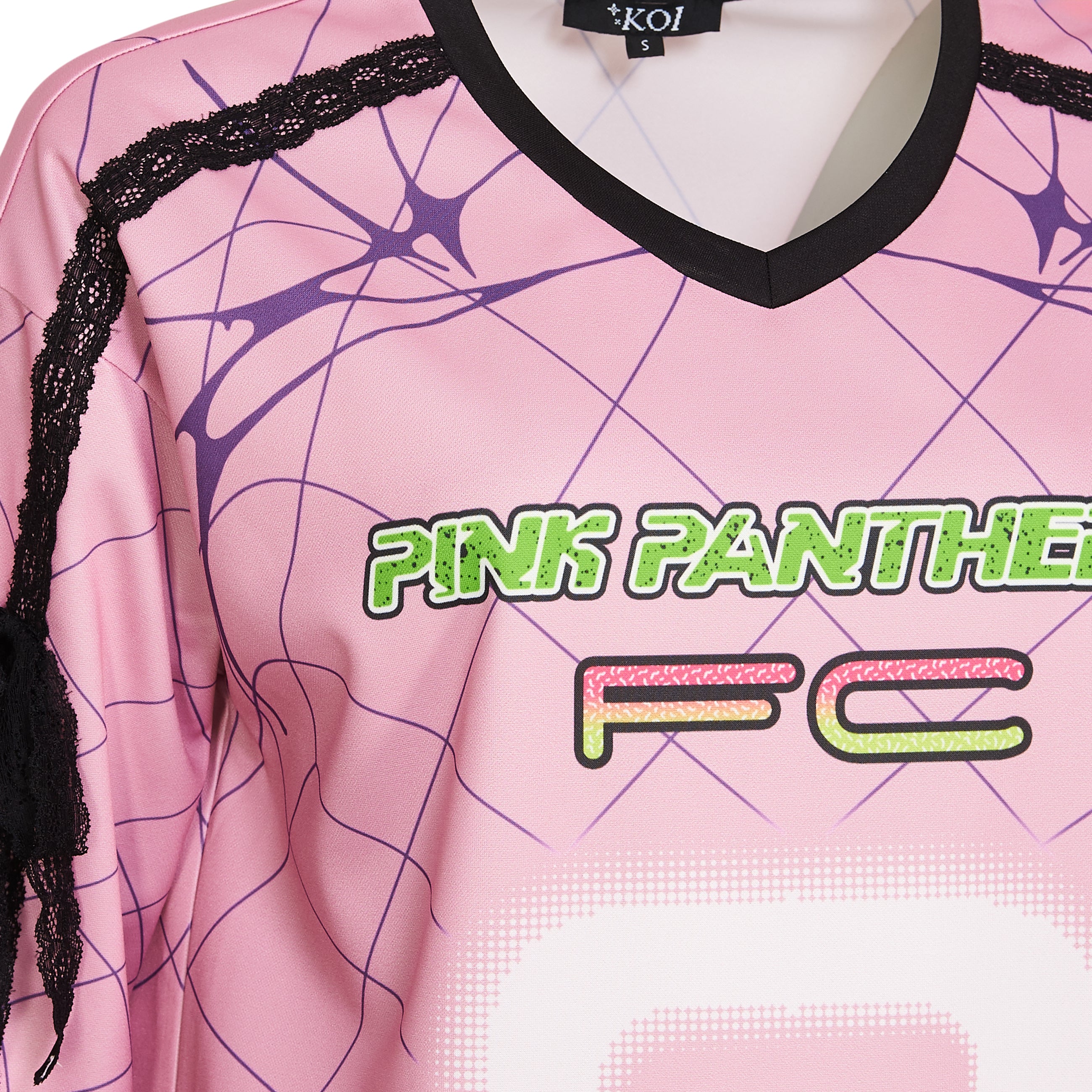 Pink Panthers Oversized Shirt Dress - Blossom KOI footwear Pink Panthers Oversized Shirt Dress - Blossom KOI footwear