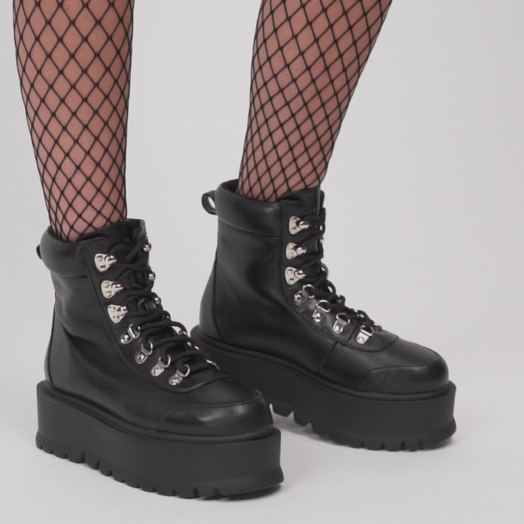 Hydra_All_Black_Matrix_Platform_Lace_Up_Grunge_Goth_Boots_VID