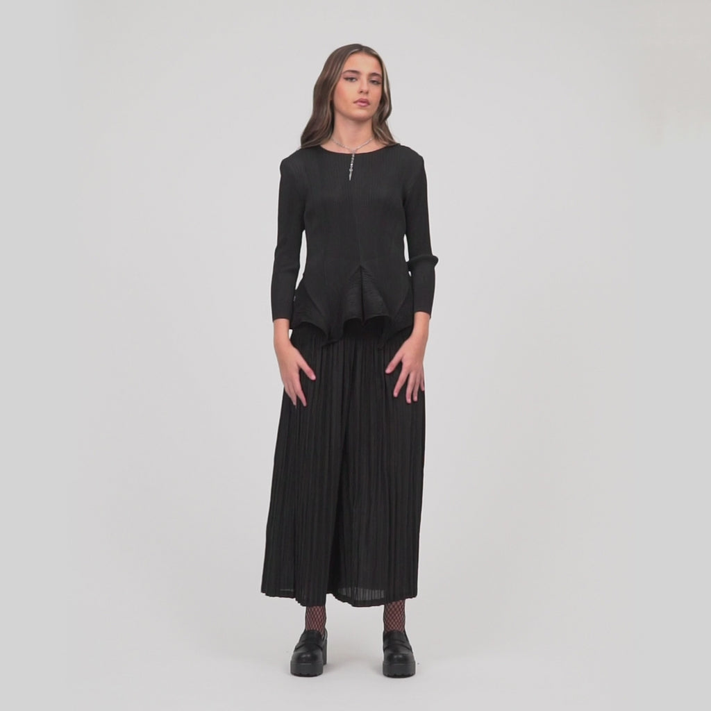 KOI_Bespoke Draconia Black Top and Skirt Co-Ord_VID