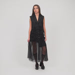 KOI_Bespoke Supernal Black Tulle Blazer Dress_VID
