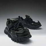 Serpentbone Full Grain Leather Men's Utility Shoes - Shadow