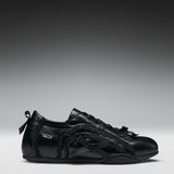 Spellbound Lace Up Pumps- Black