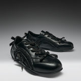 Spellbound Lace Up Pumps- Black
