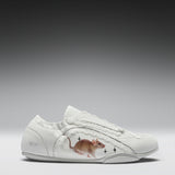 Spellbound Sparkling Rat Lace Up Pumps- White