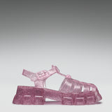 Sunbeam Heart Jelly Sandals- Pink