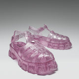 Sunbeam Heart Jelly Sandals- Pink