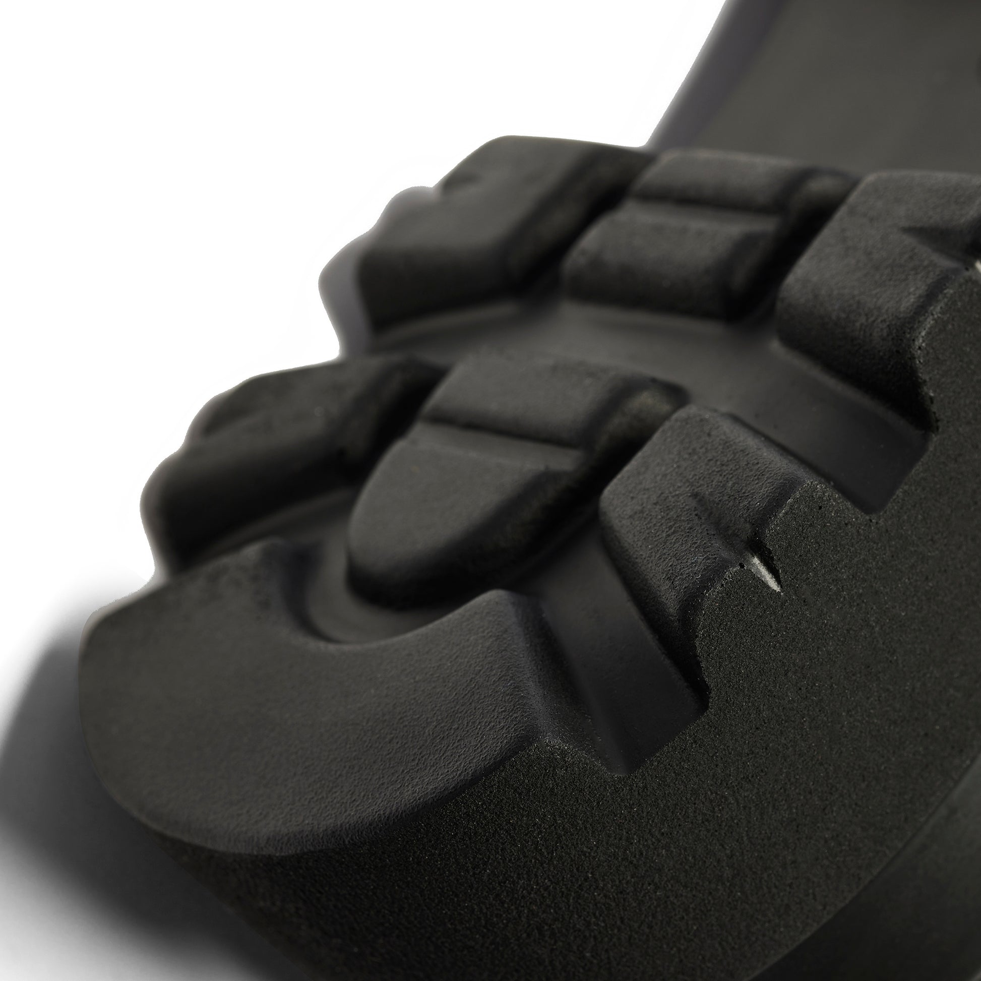 Sima Studded Platform Ballet Shoes - Black - KOI Footwear - Sole View