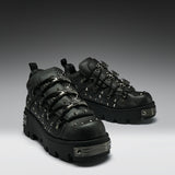 Thurnax Chunky Hardware Trainers - Black