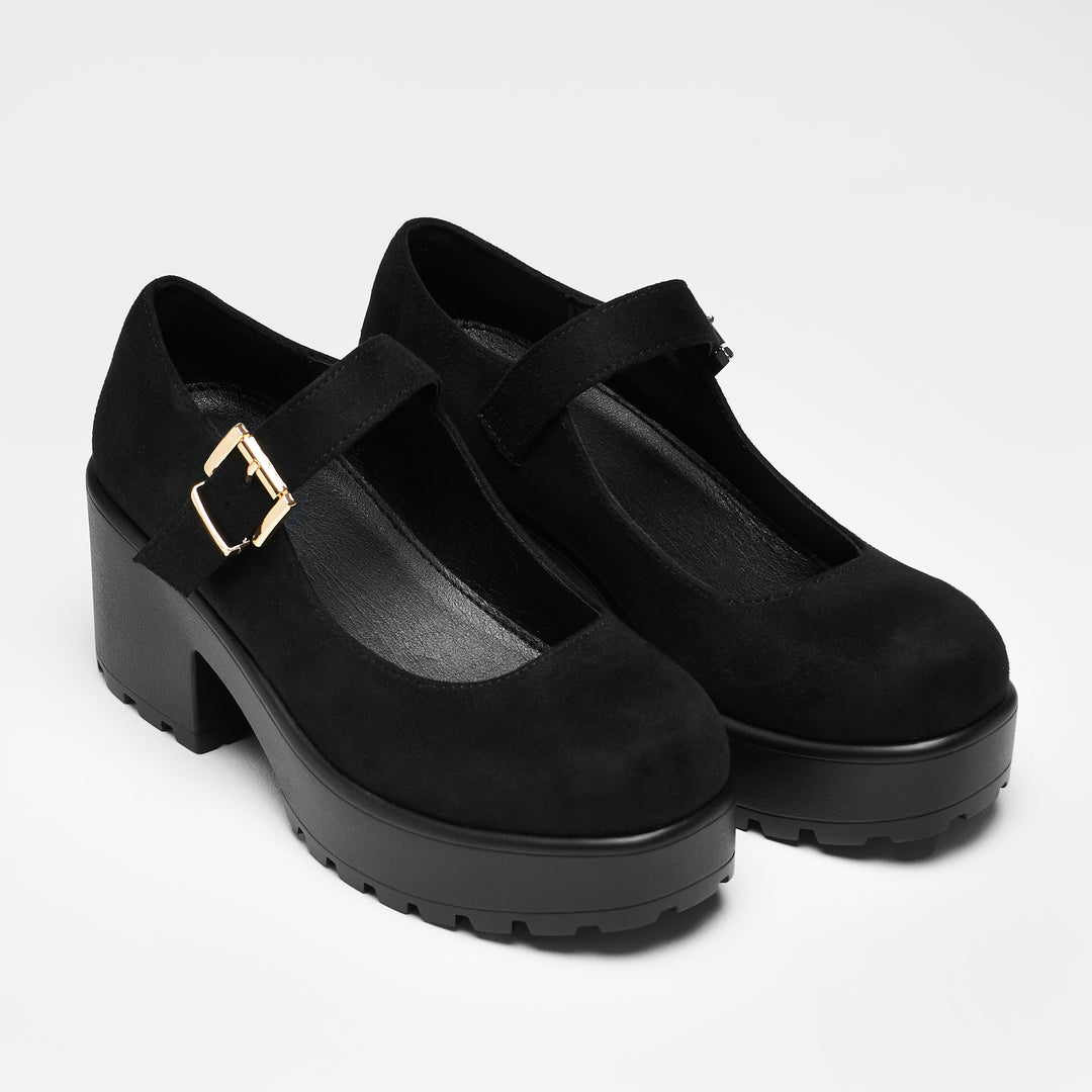 Platform Jane Shoes Bow Mary