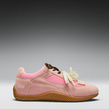 Wanderlust Flat Pearl Trainers - Dusty Pink