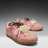 Wanderlust Flat Pearl Trainers - Dusty Pink